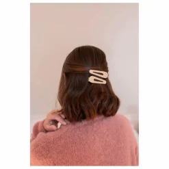 Barrettes Opaline - Set de 2 | Rose