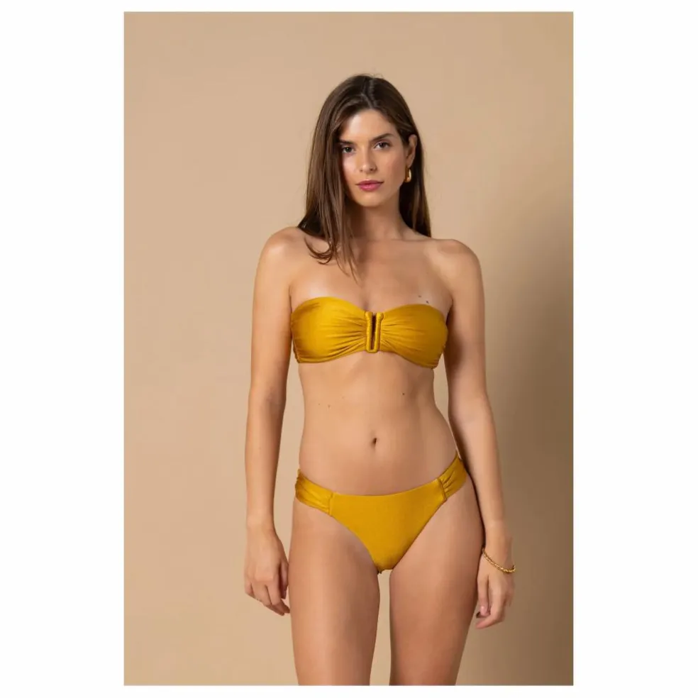 Bas de Maillot Echancré Lena | Doré