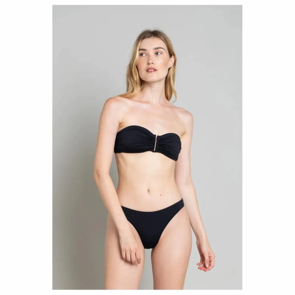 Bas de Maillot Echancré Lisa | Noir