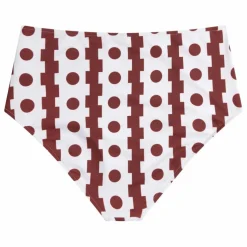 Bas de Maillot Géométrique Fibres Recyclées - Collection Femme | Marron