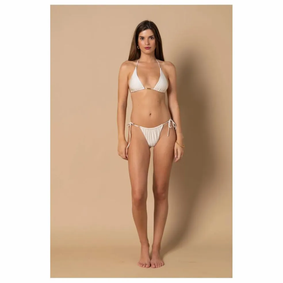 Bas de Maillot Noué Mila | Blanc cassé