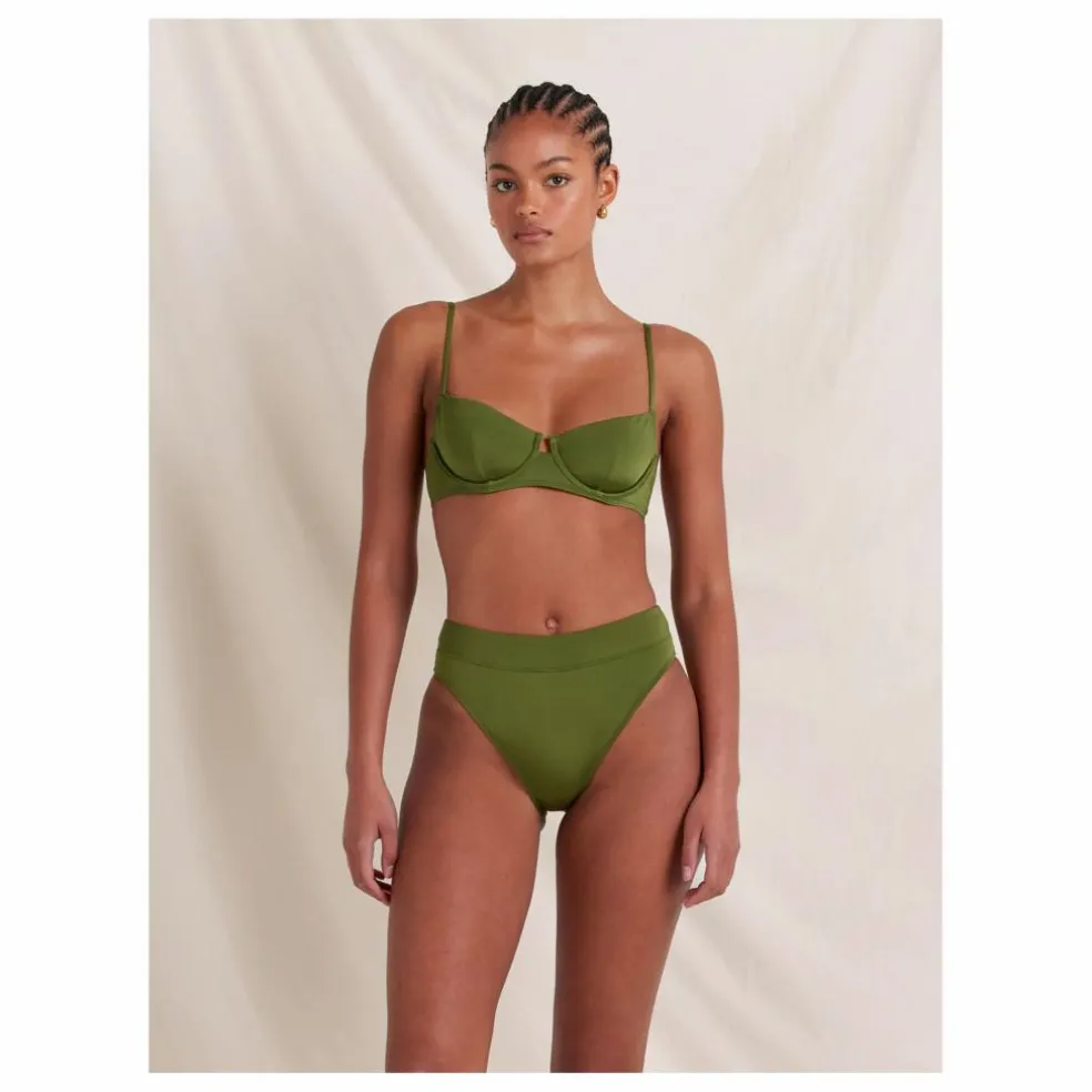 Bas de Maillot Olivine Fibres Recyclées | Olive