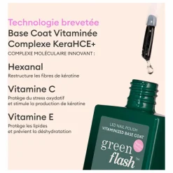 Base coat vitaminée Green Flash - 15 ml
