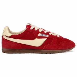 Basket Windspin Low Bicolore Suède et Cuir | Rouge