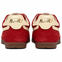Basket Windspin Low Bicolore Suède et Cuir | Rouge