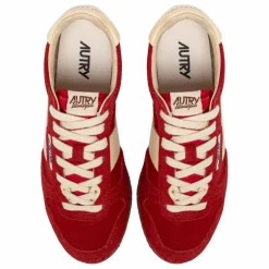 Basket Windspin Low Bicolore Suède et Cuir | Rouge