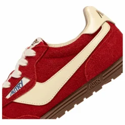 Basket Windspin Low Bicolore Suède et Cuir | Rouge