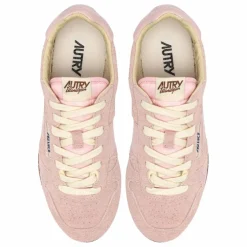 Basket Windspin Low Suède et Cuir | Rose poudré