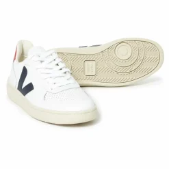 Baskets Cuir V-10 | Bleu marine