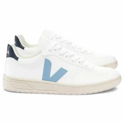 Baskets Cuir V-10 CWL | Bleu ciel