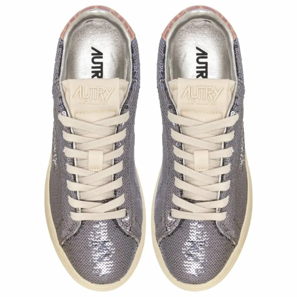 Baskets Dallas Low Paillettes | Gris foncé