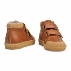 Baskets Fourrées 2 Scratchs Toasty | Cognac