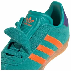 Baskets Gazelle Lacets Elastiqués | Vert