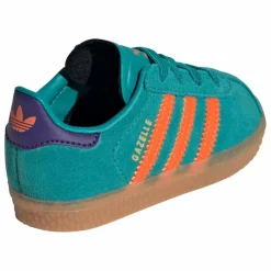 Baskets Gazelle Lacets Elastiqués | Vert