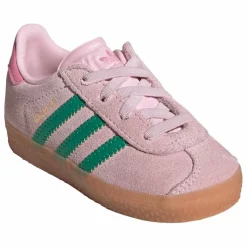 Baskets Gazelle Lacets Elastiqués | Rose pâle