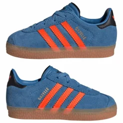 Baskets Gazelle Lacets Elastiqués | Bleu