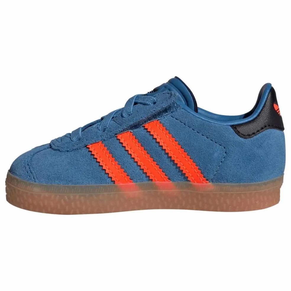 Baskets Gazelle Lacets Elastiqués | Bleu