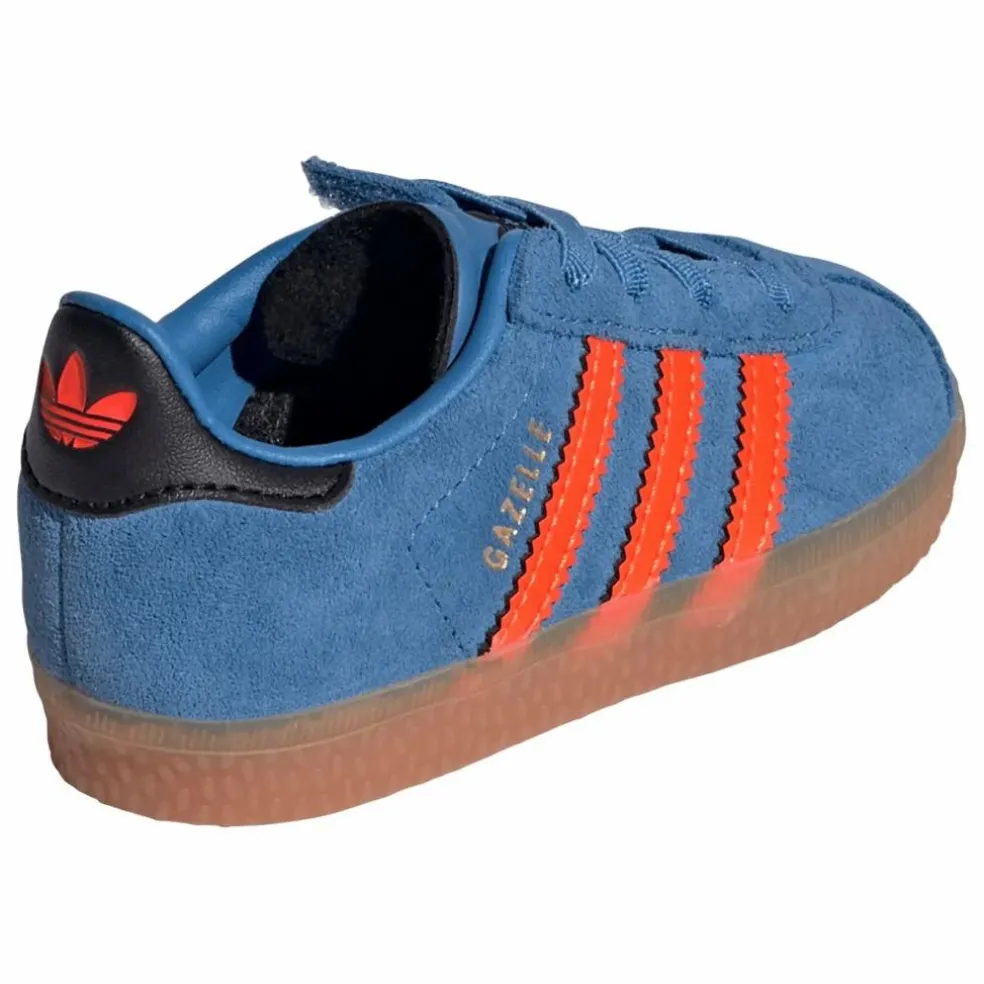 Baskets Gazelle Lacets Elastiqués | Bleu