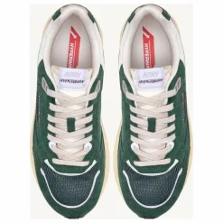 Baskets Hyperway Low Suède | Vert