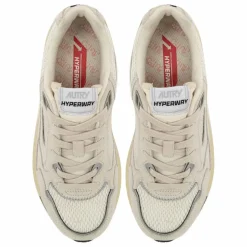 Baskets Hyperway Low Suède | Blanc