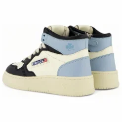 Baskets Kids Medalist Mid Cuir Bicolore | Bleu