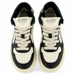 Baskets Kids Medalist Mid Cuir Bicolore | Bleu