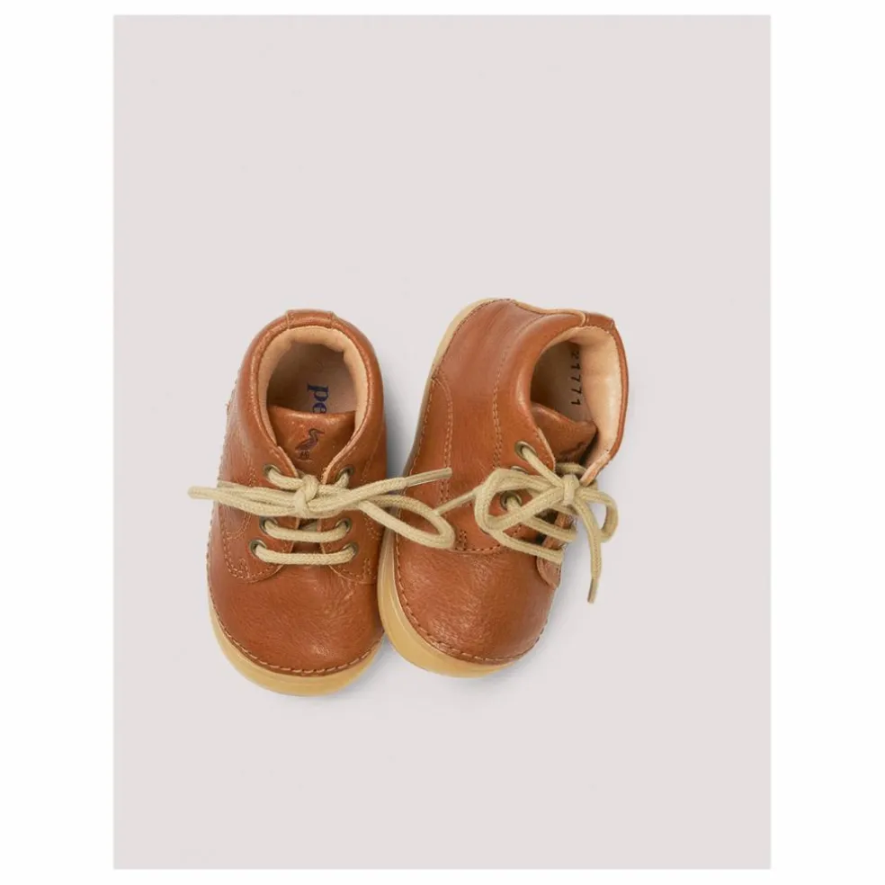 Baskets Lacets Bootie | Cognac