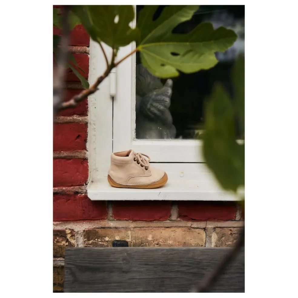Baskets Lacets Bootie | Crème