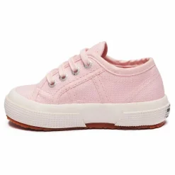 Baskets Lacets Coton Basse | Rose pâle