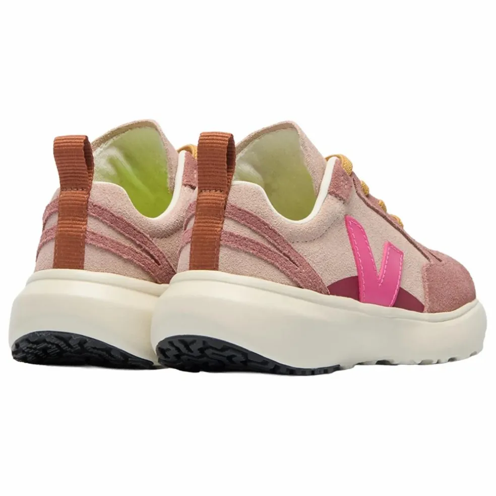 Baskets Lacets Elastiqués Canary Light Suede | Rose