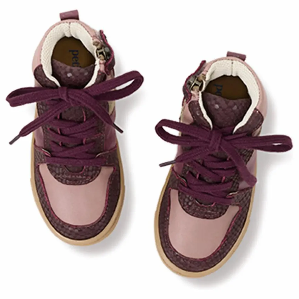 Baskets Lacets Mountain | Aubergine