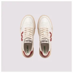 Baskets Legacy Cuir et Suède | Rouge