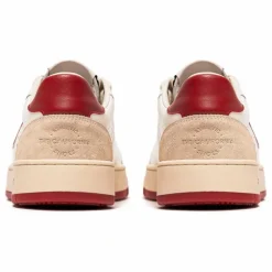 Baskets Legacy Cuir et Suède | Rouge