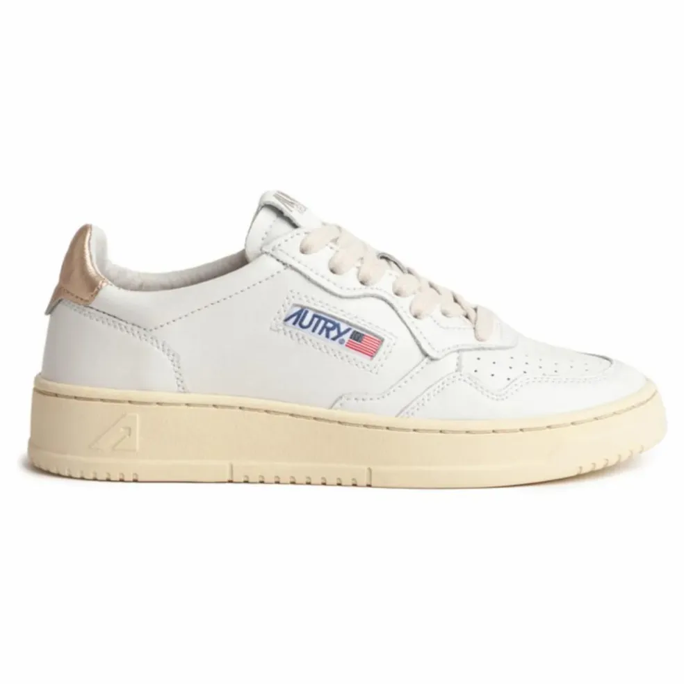 Baskets Medalist Low Cuir | Doré