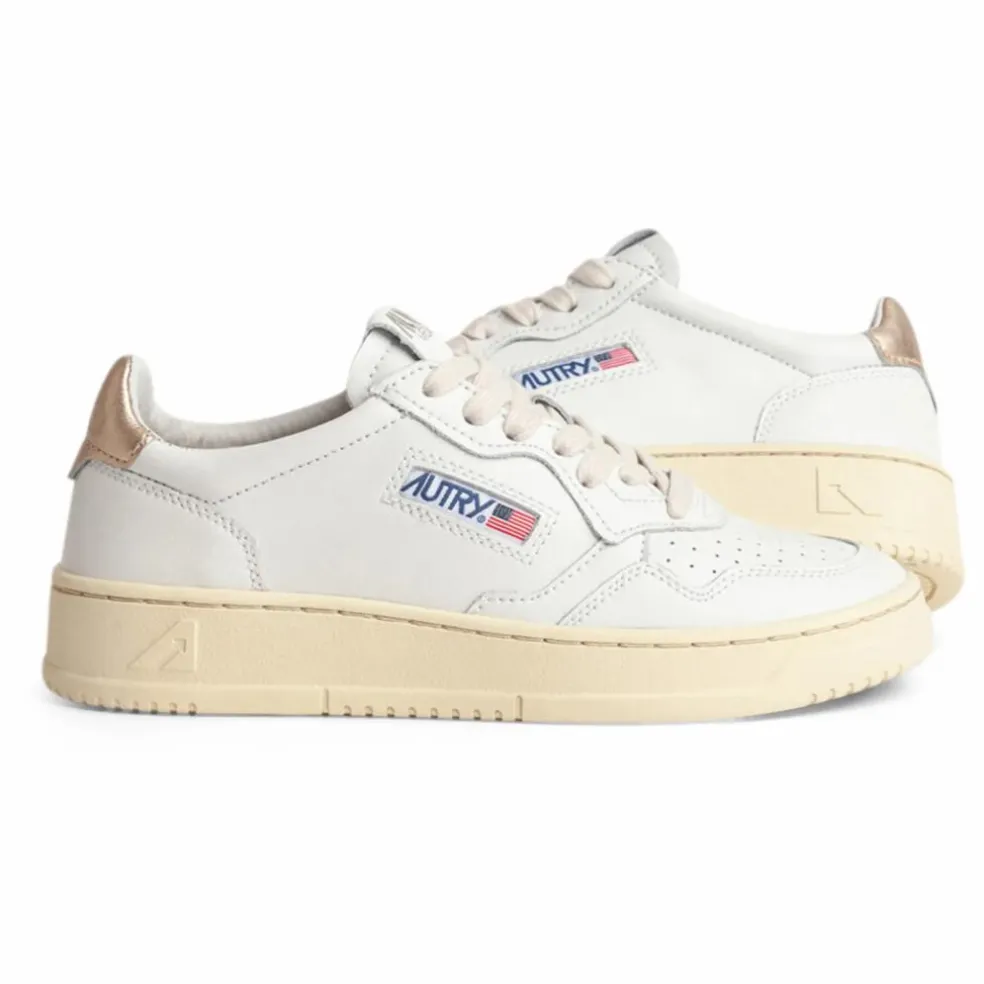 Baskets Medalist Low Cuir | Doré