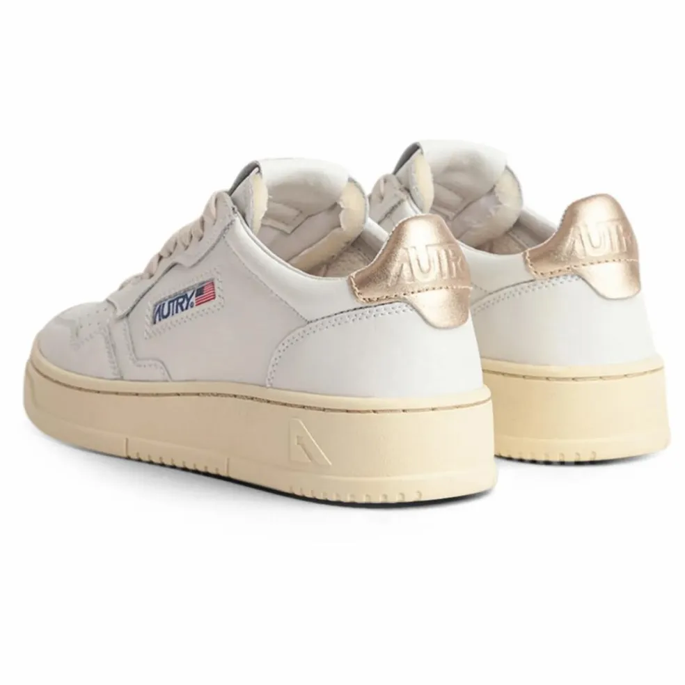 Baskets Medalist Low Cuir | Doré