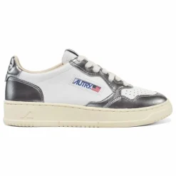 Baskets Medalist Low Cuir Bicolore | Gris anthracite