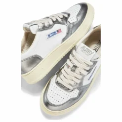 Baskets Medalist Low Cuir Bicolore | Gris anthracite