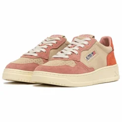 Baskets Medalist Low Tricolore Suède | Orange