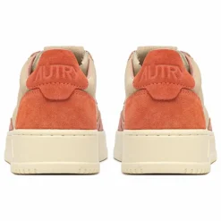 Baskets Medalist Low Tricolore Suède | Orange