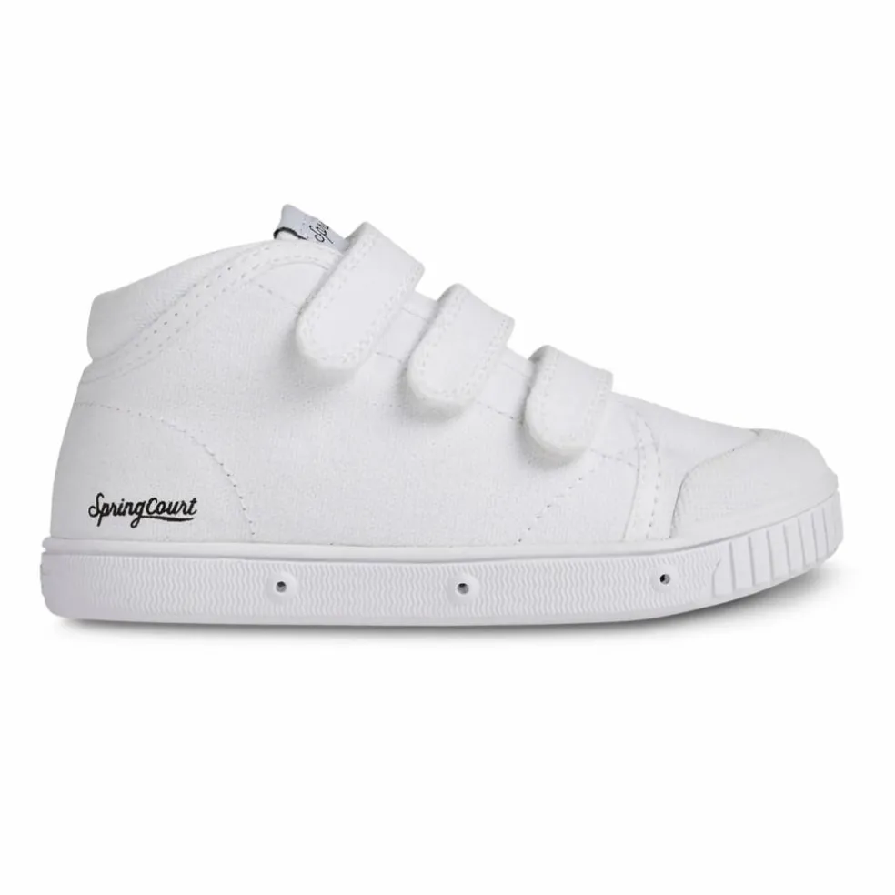 Baskets Montantes Scratchs B2 Canvas | Blanc