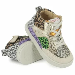 Baskets Mousse Bump Velours | Doré
