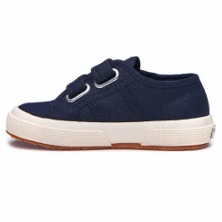Baskets Scratchs Coton Basse | Bleu marine