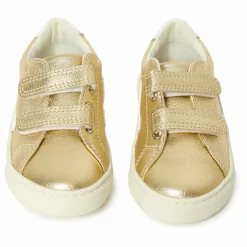 Baskets Scratchs Esplar Cuir | Doré