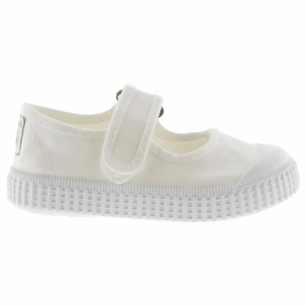 Baskets Scratchs Mercedes Tira Lona | Blanc