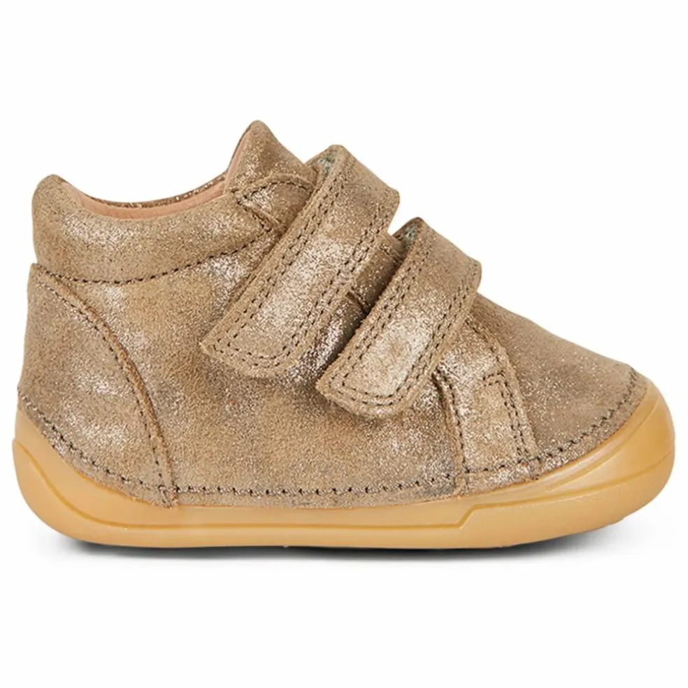 Baskets Scratchs Mini Bootie | Doré