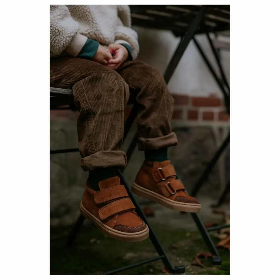 Baskets Scratchs Suede | Marron