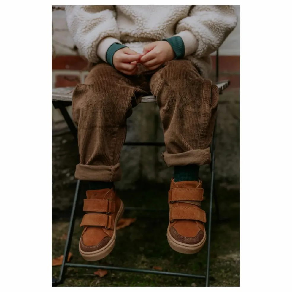 Baskets Scratchs Suede | Marron