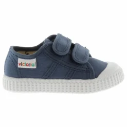 Baskets Scratchs Tiras Lona | Bleu