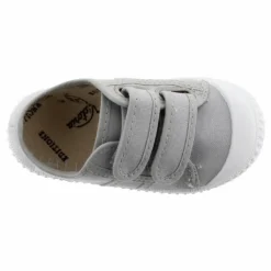 Baskets Scratchs Tiras Lona | Gris
